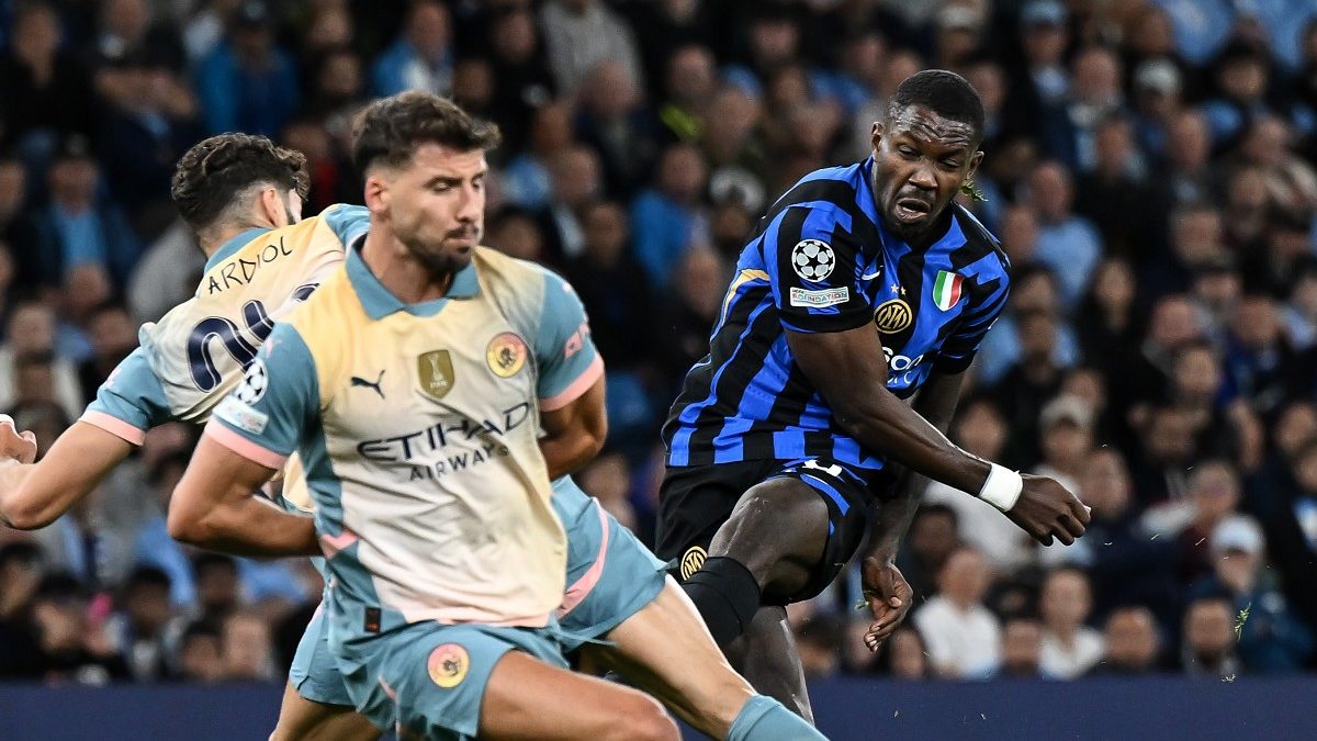 Ruben Dias dopo Manchester City Inter: «Partita intensa contro un avversario forte, buon test» 26 Thuram Dias