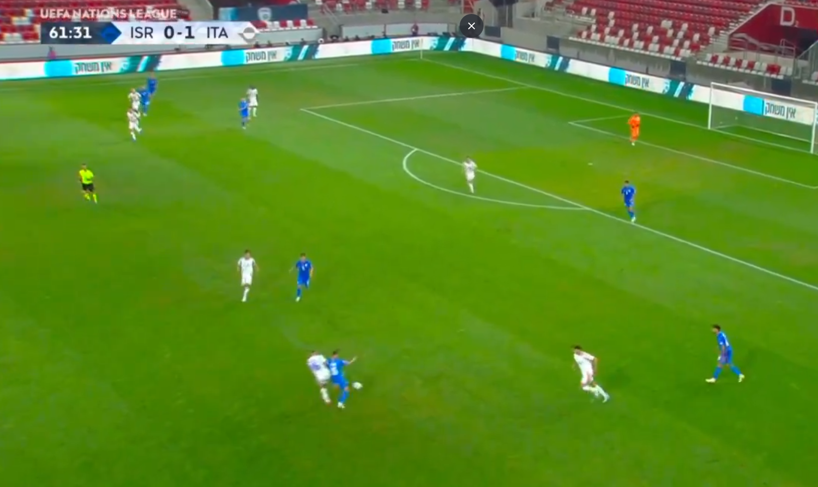 Gol Kean, RADDOPPIA l'Italia! Frattesi ancora PROTAGONISTA. Recupero PALLA decisivo per il centrocampista dell'Inter - VIDEO 26 Screenshot 2024 09 09 221125