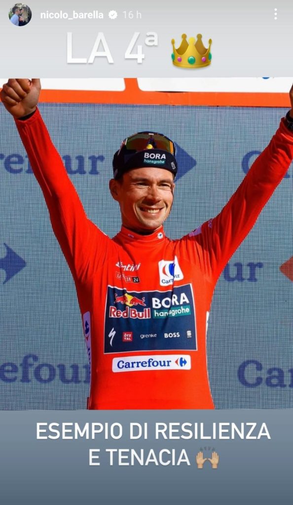 Barella si COMPLIMENTA con Roglic: il ciclista ha vinto la Vuelta per la quarta volta! -FOTO- 27 WhatsApp Image 2024 09 09 at 13.55.09