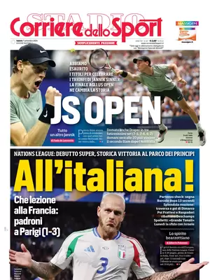 Le Prime Pagine Sportive Nazionali – 7 settembre 2024 29 corriere dello sport 021213436