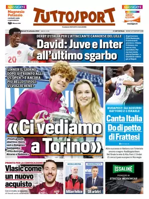 Le Prime Pagine Sportive Nazionali - 10 settembre 2024 29 image 13