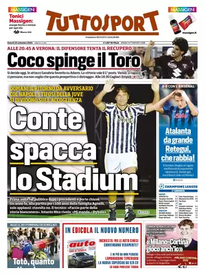 Le Prime Pagine Sportive Nazionali – 20 settembre 2024 29 image 28