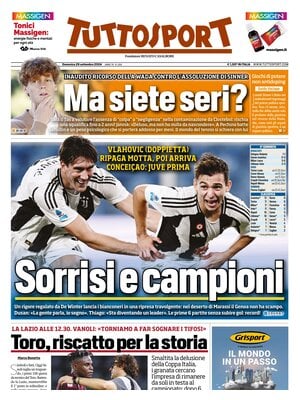 Le Prime Pagine Sportive Nazionali – 29 settembre 2024 27 tuttosport 021207481