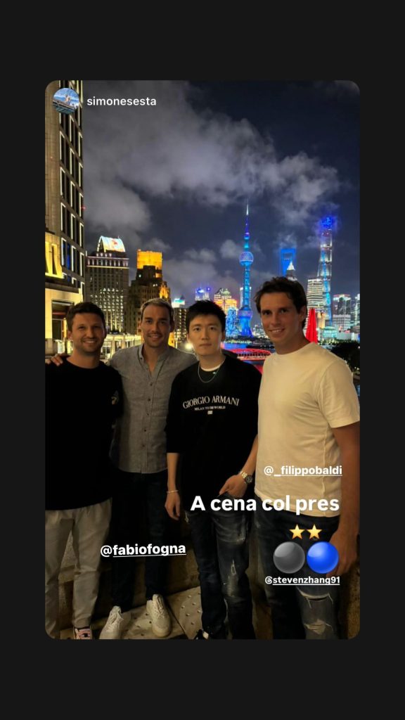 Zhang, si RIVEDE l'ex presidente dell'Inter: eccolo a CENA col tennista Fognini - FOTO 27 461855157 3901275870151964 9061808818220710600 n