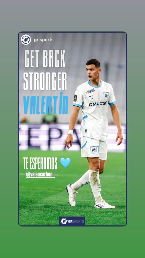 Infortunio Valentin Carboni, il Marsiglia conferma la rottura del crociato: il talento argentino rompe il silenzio sui social - FOTO 27 462676051 1049535523336432 3862464706442064482 n