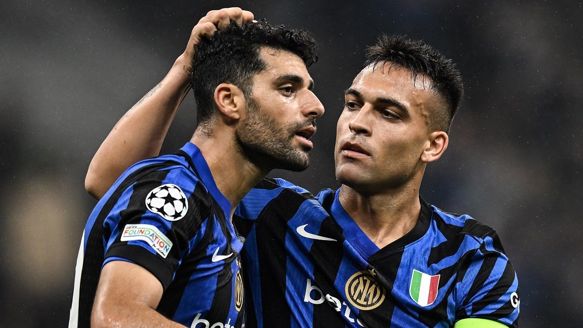 Lautaro LASCIA il rigore a Taremi: il momento più EMOZIONANTE in Inter Stella Rossa - VIDEO 26 Lautaro Taremi