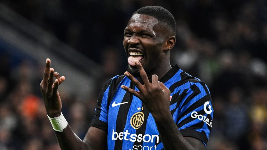 Thuram Inter, Tikus vuole trascinare i nerazzurri anche contro la Roma! Numeri da capogiro per lui, solo Mbappè ha fatto meglio 1 Thuram