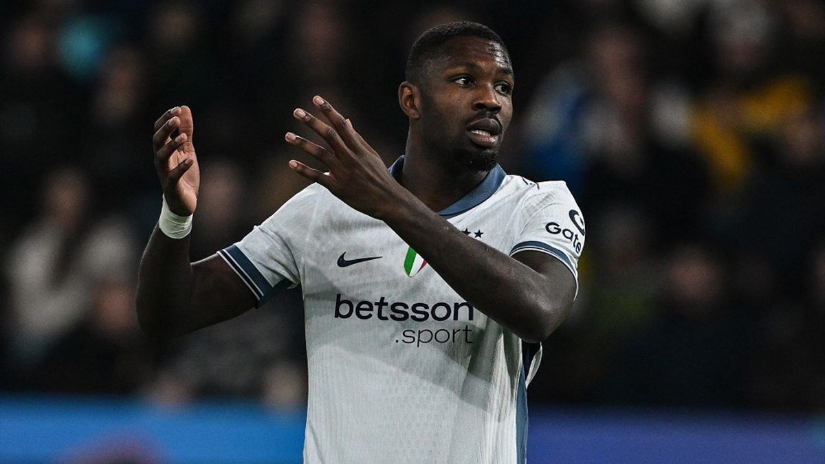 Thuram a Prime Video: «Ho segnato e l'Inter ha vinto! Esultanza? Mi è uscita cosi...» 26 Thuram