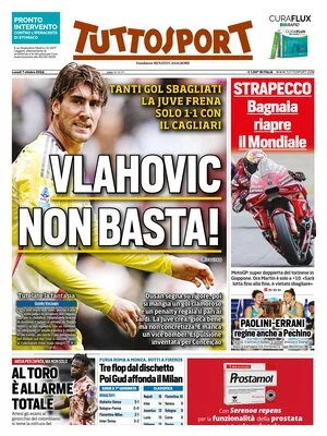 Le Prime Pagine Sportive Nazionali - 7 ottobre 2024 29 image 2