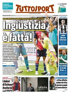 Le Prime Pagine Sportive Nazionali – 9 ottobre 2024 29 image 5