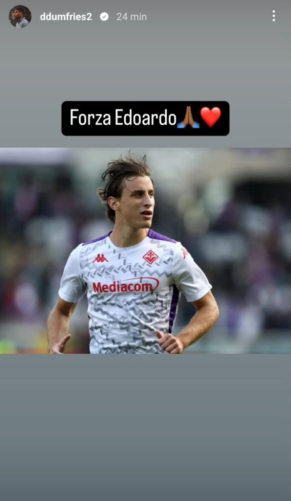 Malore Bove, da Dumfries a Dimarco: l'abbraccio dei calciatori dell'Inter - FOTO 29 bove