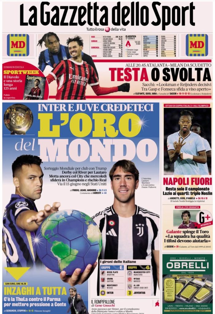 Le Prime Pagine Sportive Nazionali – 6 dicembre 2024 27 WhatsApp Image 2024 12 06 at 07.46.37