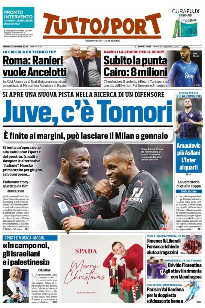 Le Prime Pagine Sportive Nazionali – 20 dicembre 2024 28 WhatsApp Image 2024 12 20 at 02.38.38