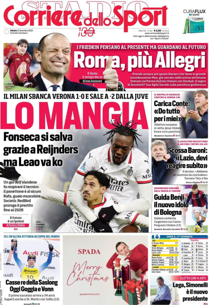 Le Prime Pagine Sportive Nazionali – 21 dicembre 2024 29 image 24 1