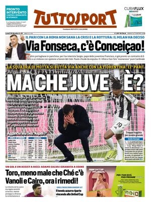 Le Prime Pagine Sportive Nazionali – 30 dicembre 2024 29 tuttosport 021205698