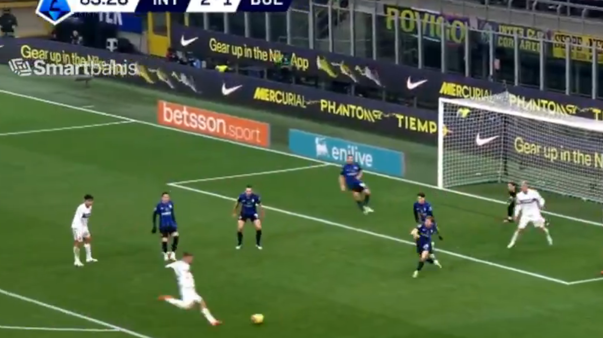Gol Holm, il Bologna trova il pari! Deviazione decisiva di Bastoni - VIDEO 26 Immagine 2025 01 15 221212 e1736975591878