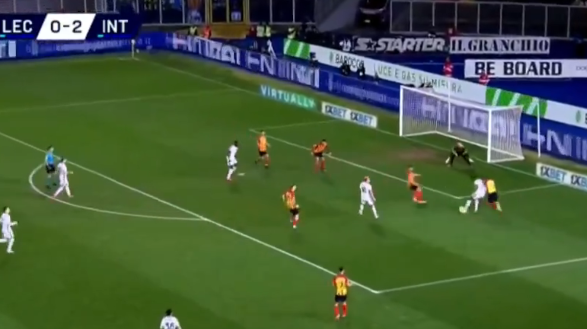 Gol Dumfries, non si ferma più neanche l'olandese! Ennesima rete e tris nerazzurro - VIDEO 26 Immagine 2025 01 26 192132 e1737916192174