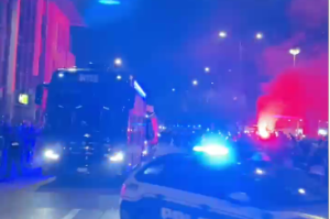 Inter Monaco, i nerazzurri sono a San Siro: accoglienza super per il pullman del club – VIDEO 