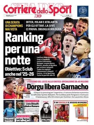 Le Prime Pagine Sportive Nazionali - 29 gennaio 2025 28 corriere dello sport 22