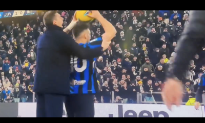 Spinta Lautaro su Thiago Motta