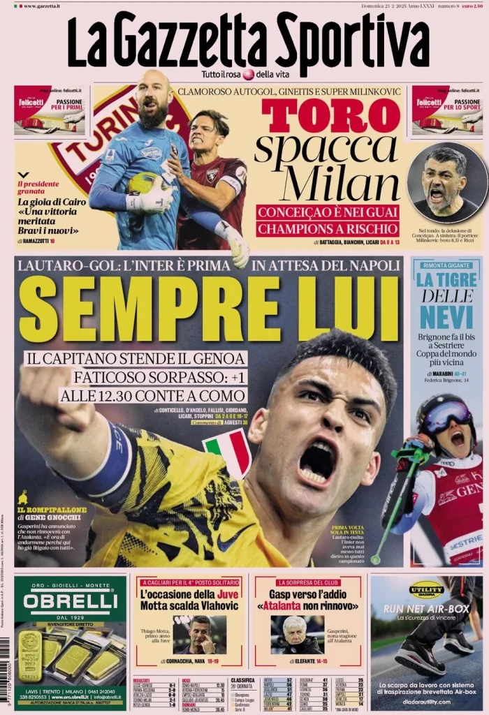 la gazzetta dello sport 031513718