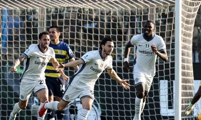 esultanza Darmian Parma Inter