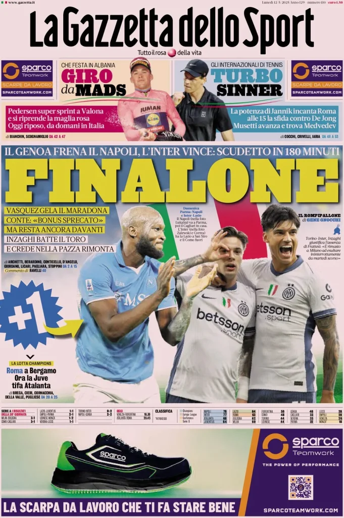 Le Prime Pagine Sportive Nazionali – 12 maggio 2025 29 image 32