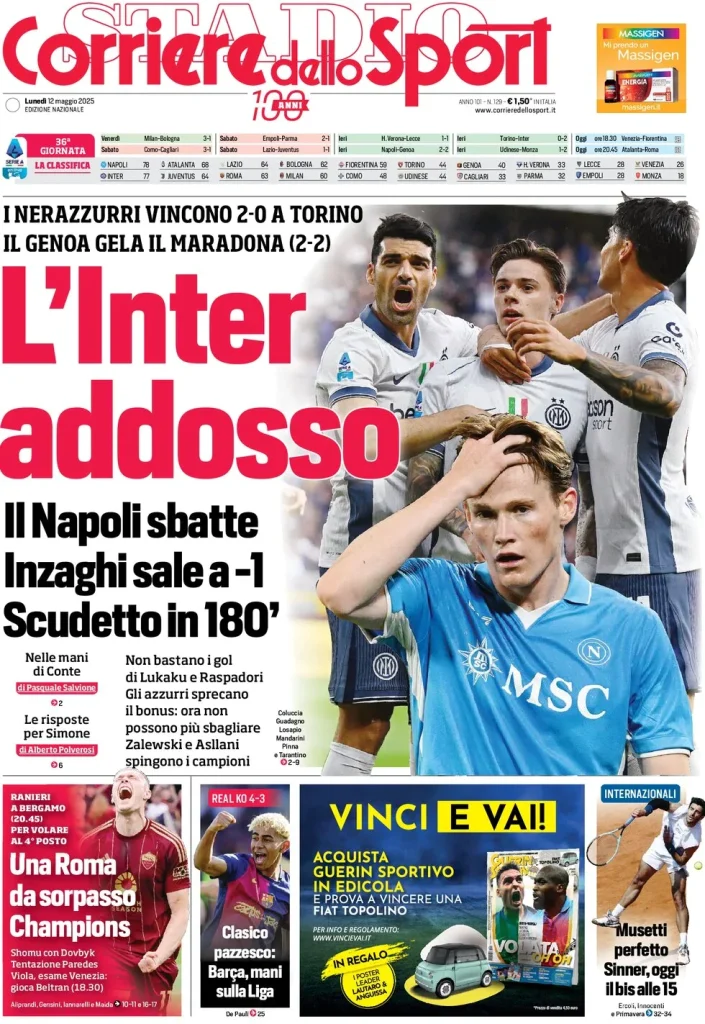 Le Prime Pagine Sportive Nazionali – 12 maggio 2025 28 image 33