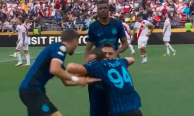 Esultanza Pio Esposito Inter River Plate