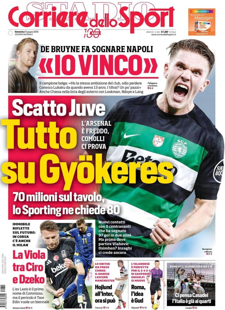 Le Prime Pagine Sportive Nazionali - 15 giugno 2025 28 WhatsApp Image 2025 06 15 at 07.31.14 2