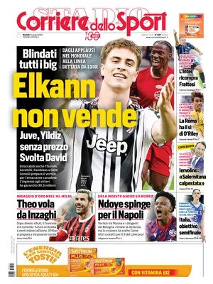 Le Prime Pagine Sportive Nazionali – 23 giugno 2025 29 corriere dello sport 074109069