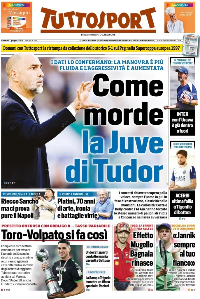 Prime Pagine Sportive Nazionali – 21 giugno 2025 28 image 66