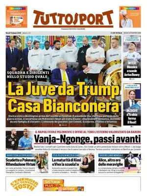 Prime Pagine Sportive Nazionali – 19 giugno 2025 27 tuttosport 021204389