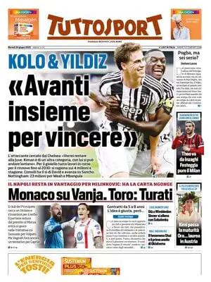 Le Prime Pagine Sportive Nazionali – 23 giugno 2025 28 tuttosport 021204732