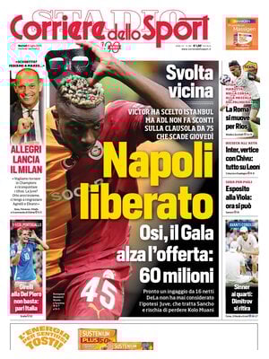 Le Prime Pagine Sportive Nazionali – 8 luglio 2025 28 corriere dello sport 071108319