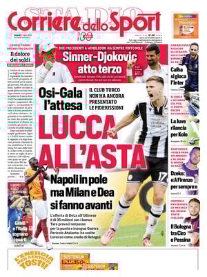 Le prime pagine sportive nazionali – 11 luglio 2025 28 corriere dello sport 074217625