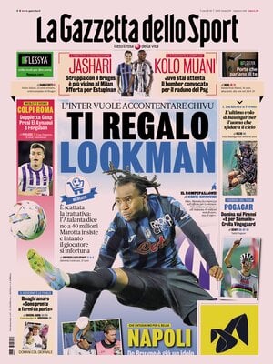 Le prime pagine sportive nazionali – 18 luglio 2025 29 la gazzetta dello sport 072856923