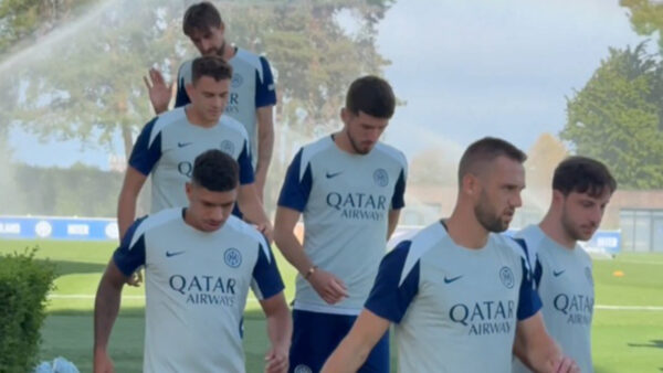 Ritiro Inter allenamento