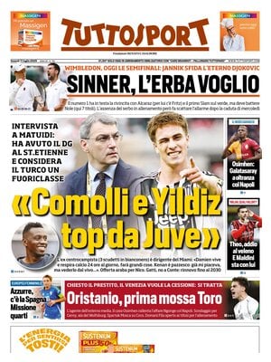 Le prime pagine sportive nazionali – 11 luglio 2025 27 tuttosport 021204589