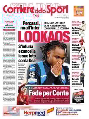 Le Prime Pagine Sportive Nazionali - 2 agosto 2025 28 corriere dello sport 070850720