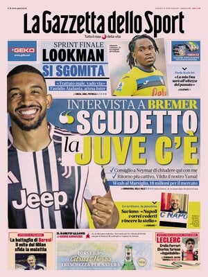 Le prime pagine sportive nazionali – 4 agosto 2025 29 la gazzetta dello sport 073808220