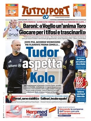Le Prime Pagine Sportive Nazionali - 2 agosto 2025 29 tuttosport 021203339