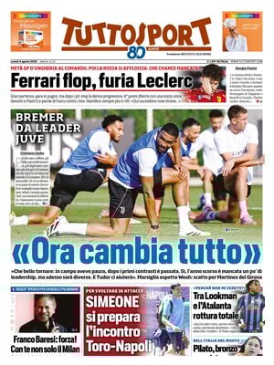 Le prime pagine sportive nazionali – 4 agosto 2025 27 tuttosport 021203566