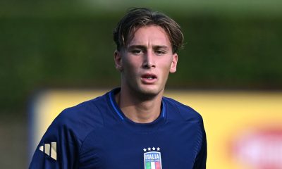 Pio Esposito allenamento Italia