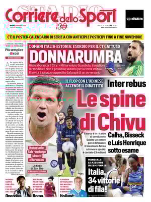 Le Prime Pagine Sportive Nazionali – 4 settembre 2025 28 corriere dello sport 063817014