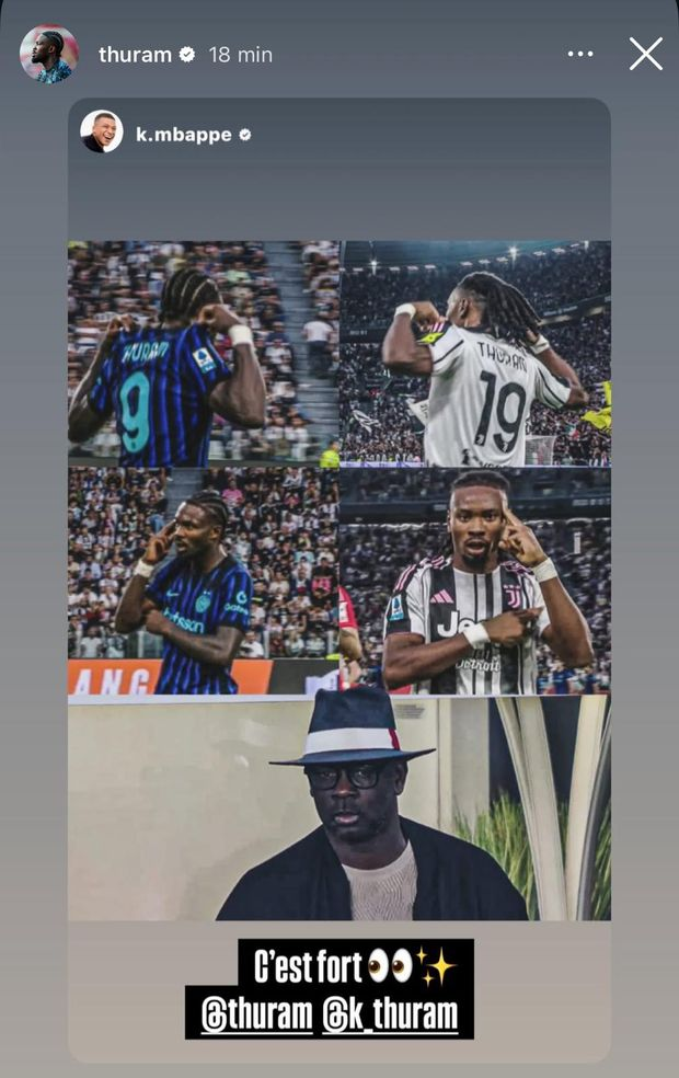 Mbappé esalta i due fratelli Thuram dopo Juve Inter: «Sono forti!». E Marcus risponde... - FOTO 27 image 21