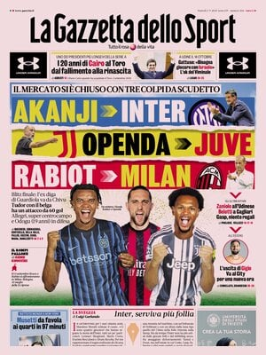 Le Prime Pagine Sportive Nazionali – 2 settembre 2025 27 image 3