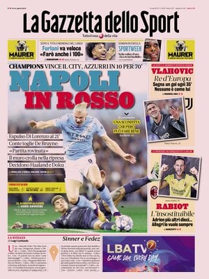 Le Prime Pagine Sportive Nazionali – 19 settembre 2025 29 la gazzetta dello sport 072815712