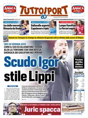 Le Prime Pagine Sportive Nazionali – 20 settembre 2025 29 tuttosport 021203448