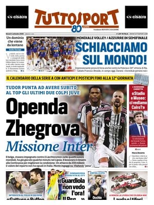 Le Prime Pagine Sportive Nazionali – 4 settembre 2025 27 tuttosport 021203749